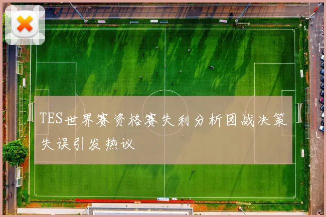 TES世界赛资格赛失利分析团战决策失误引发热议